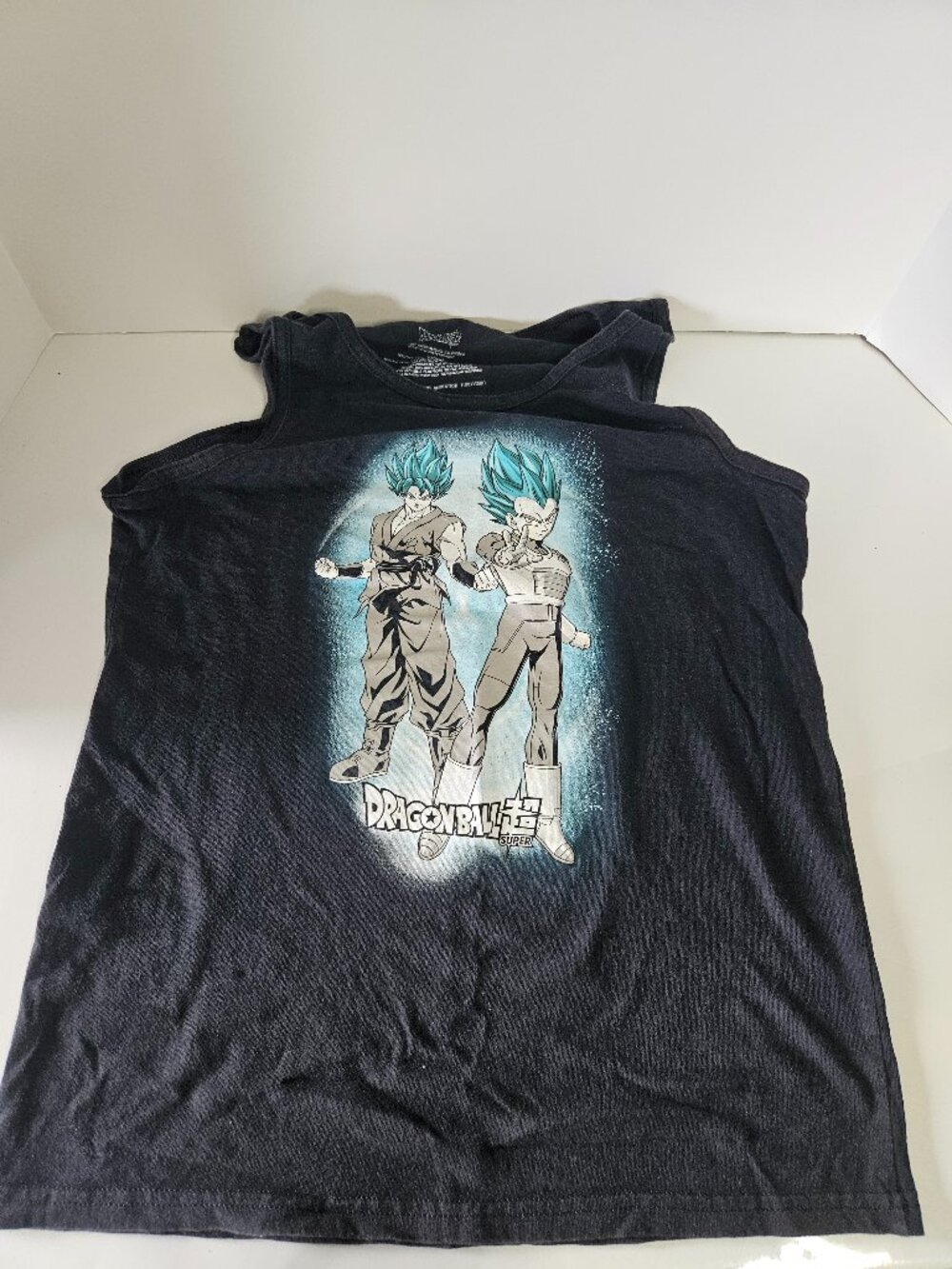 Dragon Ball Super tank top - Goku and Vegeta in their Super Saiyan God forn